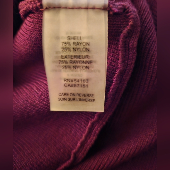 Ivanka Trump Rich Purple Knit Top - Picture 4 of 4
